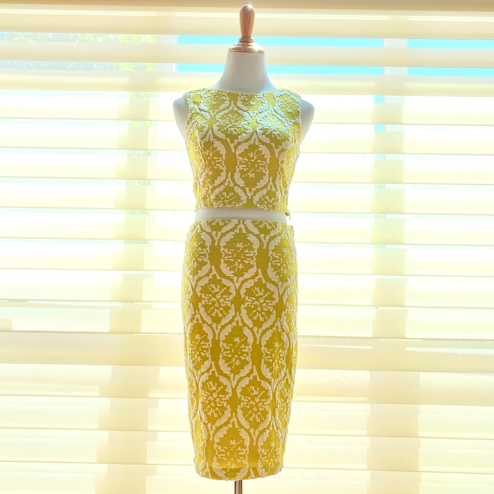 Lucy Paris Crop Sweater Top/Pencil Skirt Set - Picture 2 of 7